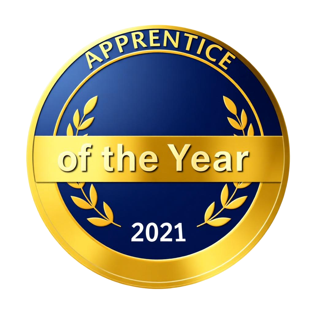 Apprentice of the Year 2021 badge